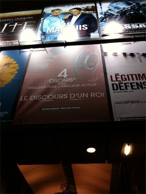 Mars 2011 : affiche sur les Champs Élysées