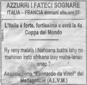 Azzuri ! Fateci sognare