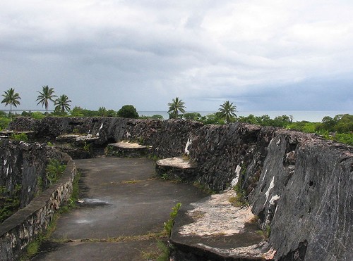 Vue du fort de Foulpointe