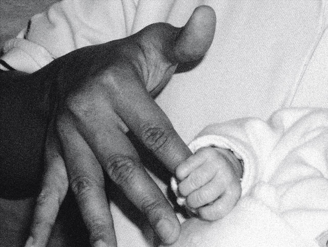 Ialy et son père, Lundi 6 novembre 2006, 17h53